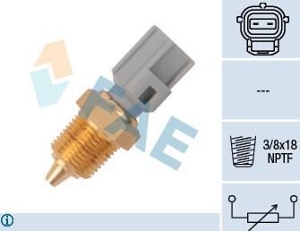 FAE 33425 - Sensor, oil temperature car-mod.net