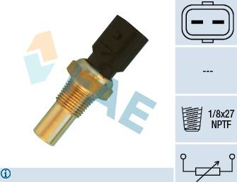FAE 33540 - Coolant temperature Sensor car-mod.net