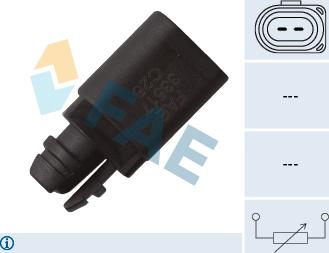 FAE 33517 - Sensor, exterior temperature car-mod.net