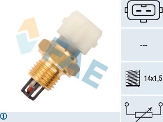 FAE 33170 - Sensor, intake air temperature car-mod.net