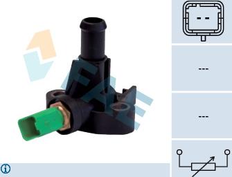 FAE 33850 - Coolant temperature Sensor car-mod.net