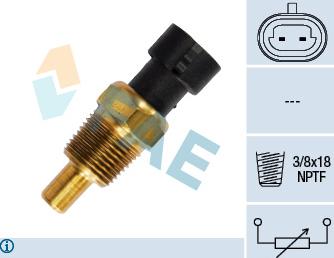 FAE 33340 - Sensor, oil temperature car-mod.net
