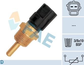 FAE 33310 - Coolant temperature Sensor car-mod.net
