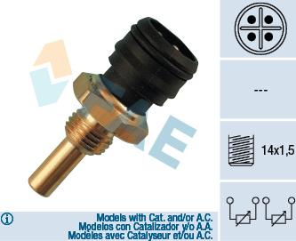 FAE 33290 - Coolant temperature Sensor car-mod.net