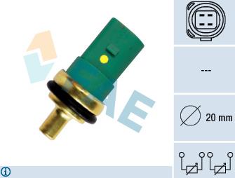 FAE 33783 - Coolant temperature Sensor car-mod.net