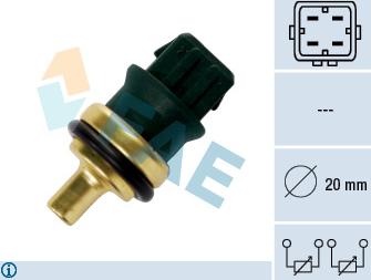 FAE 33782 - Coolant temperature Sensor car-mod.net