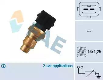 FAE 32530 - Coolant temperature Sensor car-mod.net