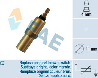FAE 32150 - Coolant temperature Sensor car-mod.net