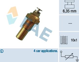 FAE 32100 - Coolant temperature Sensor car-mod.net