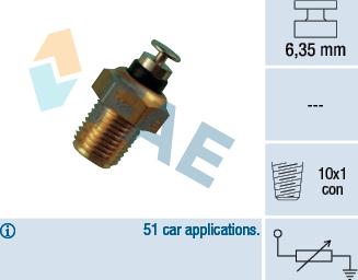 FAE 32180 - Coolant temperature Sensor car-mod.net