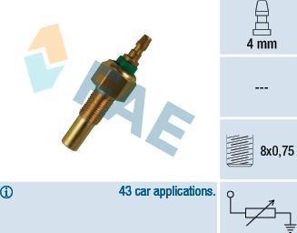 FAE 32170 - Coolant temperature Sensor car-mod.net