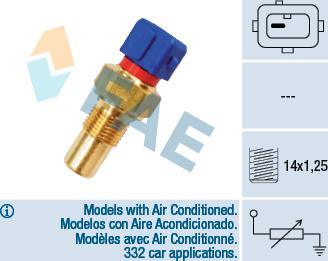 FAE 32290 - Coolant temperature Sensor car-mod.net