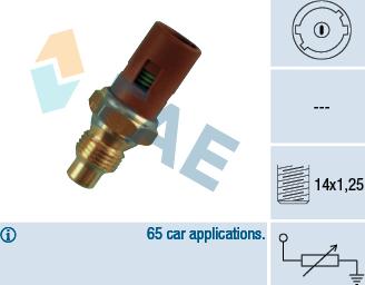 FAE 32240 - Coolant temperature Sensor car-mod.net