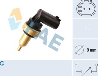 FAE 32706 - Sensor, cylinder head temperature car-mod.net