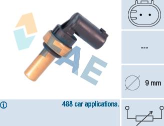 FAE 32710 - Coolant temperature Sensor car-mod.net