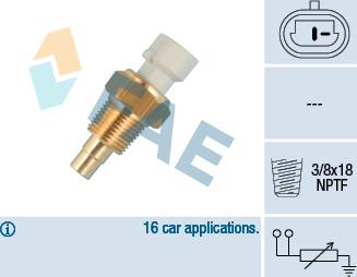 FAE 32711 - Coolant temperature Sensor car-mod.net
