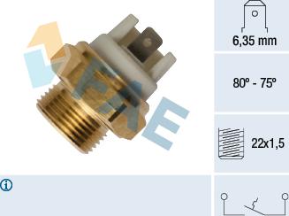 FAE 37352 - Temperature Switch, radiator / air conditioner fan car-mod.net
