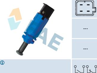 FAE 24910 - Brake Light Switch / Clutch car-mod.net