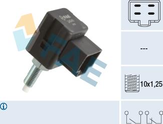 FAE 24545 - Brake Light Switch / Clutch car-mod.net