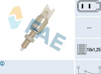 FAE 24550 - Brake Light Switch / Clutch car-mod.net