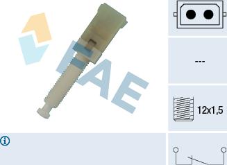 FAE 24560 - Brake Light Switch / Clutch car-mod.net