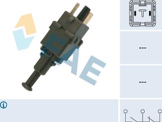 FAE 24515 - Brake Light Switch / Clutch car-mod.net