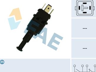 FAE 24510 - Brake Light Switch / Clutch car-mod.net
