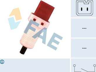 FAE 24896 - Brake Light Switch / Clutch car-mod.net