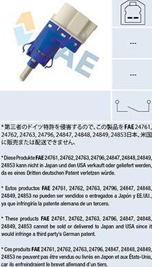 FAE 24848 - Brake Light Switch / Clutch car-mod.net