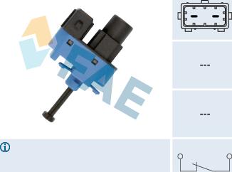 FAE 24800 - Brake Light Switch / Clutch car-mod.net