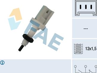 FAE 24380 - Brake Light Switch / Clutch car-mod.net
