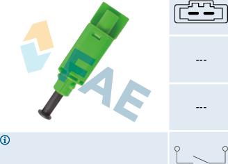 FAE 24774 - Switch, clutch control (cruise control) car-mod.net