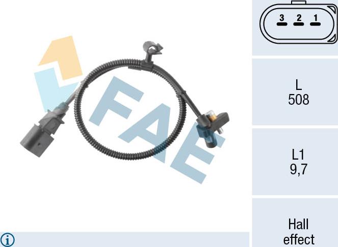 FAE 79495 - Crankshaft position sensor, RPM car-mod.net