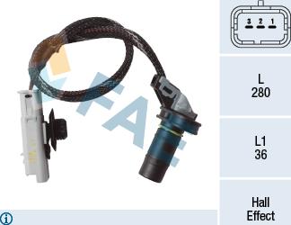 FAE 79466 - RPM Sensor, manual transmission car-mod.net