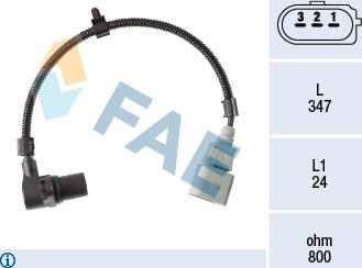 FAE 79463 - Crankshaft position sensor, RPM car-mod.net
