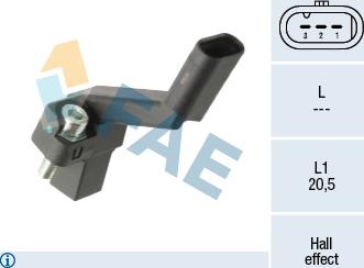 FAE 79521 - Crankshaft position sensor, RPM car-mod.net