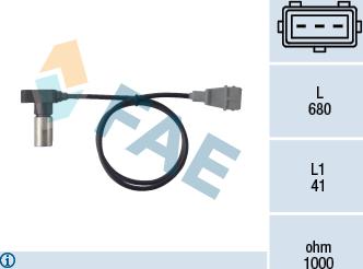 FAE 79098 - Crankshaft position sensor, RPM car-mod.net