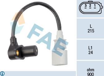 FAE 79048 - Crankshaft position sensor, RPM car-mod.net