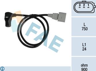 FAE 79059 - Crankshaft position sensor, RPM car-mod.net