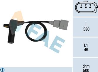 FAE 79063 - Crankshaft position sensor, RPM car-mod.net