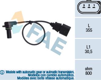 FAE 79062 - Sensor, RPM car-mod.net