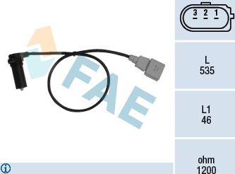 FAE 79067 - Crankshaft position sensor, RPM car-mod.net