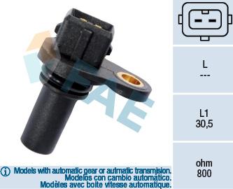 FAE 79008 - Crankshaft position sensor, RPM car-mod.net