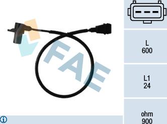 FAE 79011 - Crankshaft position sensor, RPM car-mod.net