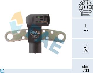 FAE 79031 - Crankshaft position sensor, RPM car-mod.net