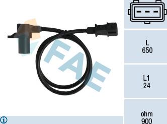 FAE 79037 - Crankshaft position sensor, RPM car-mod.net
