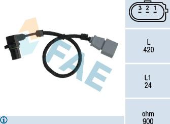 FAE 79199 - Crankshaft position sensor, RPM car-mod.net