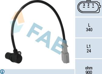 FAE 79198 - Crankshaft position sensor, RPM car-mod.net
