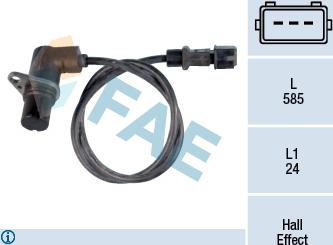 FAE 79103 - Crankshaft position sensor, RPM car-mod.net