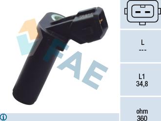 FAE 79344 - Crankshaft position sensor, RPM car-mod.net
